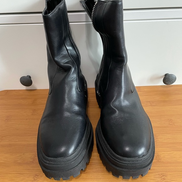 Steve Madden Dallas Calf Boot Size 6 - Picture 2 of 6